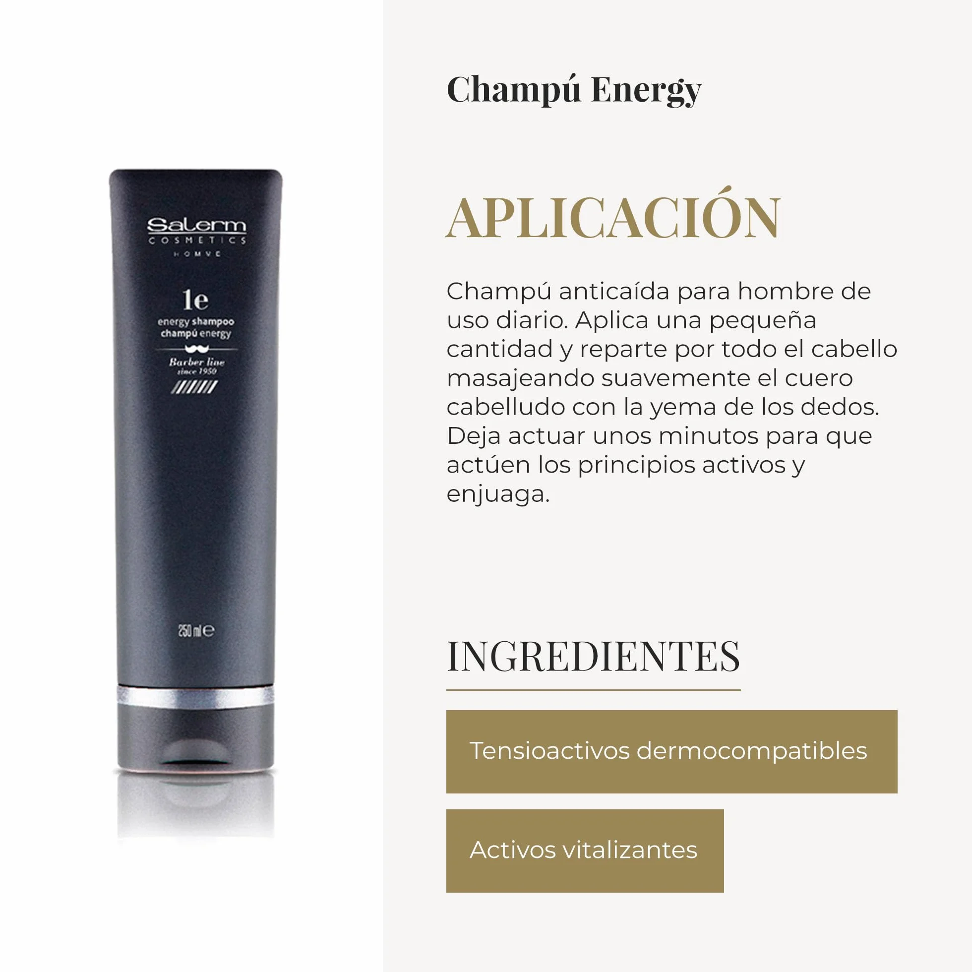 SALERM Champú Anticaída Hombre 250 ml