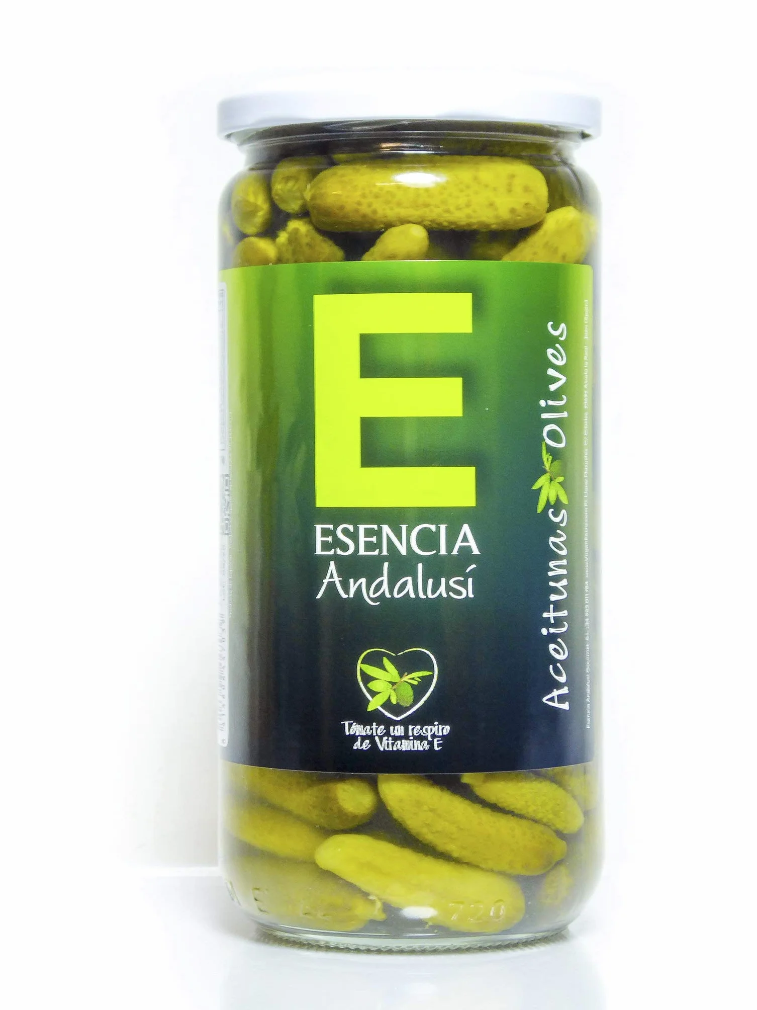 Pepinillos 700 Gr Esencia Andalusí Producto de Jaén 6 Unidades