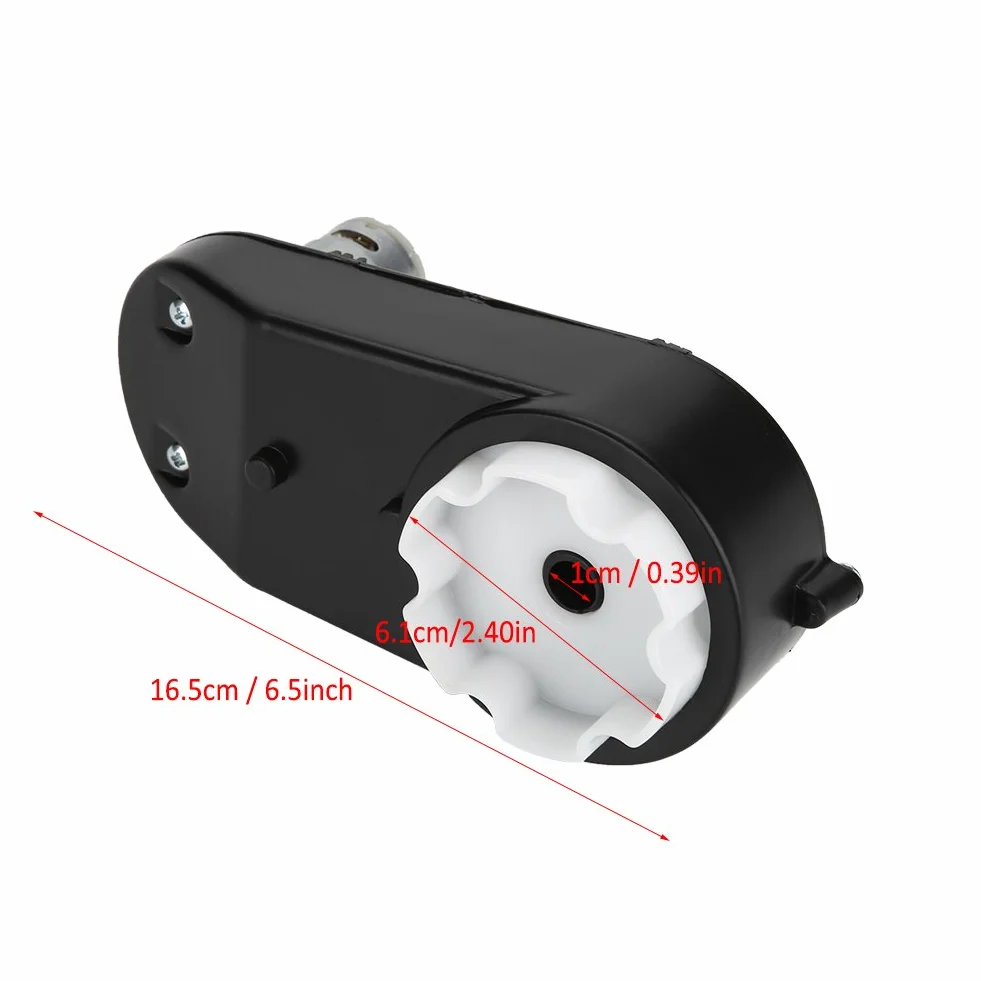 Caja de engranajes con motor 6V / 12V, motor eléctrico RS390 Caja de engranajes 6V / 12V 12000-20000RPM para autos eléctricos y motocicletas RS390 de alta velocidad para niños (12V 20000RPM)