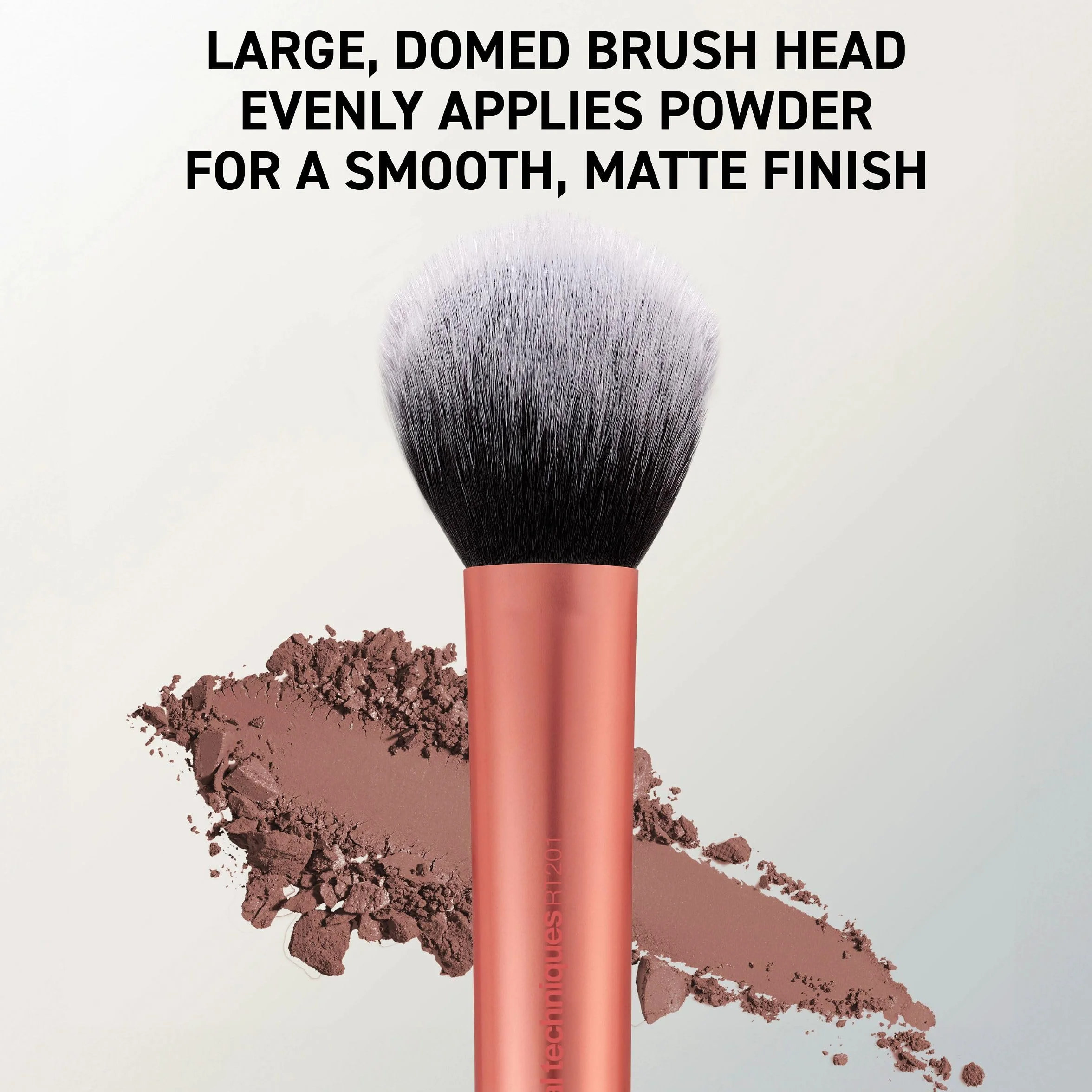 Real Techniques Ultra Plush Face Brush large soft fluffy makeup brush powder bronzer blush synthetic bristles