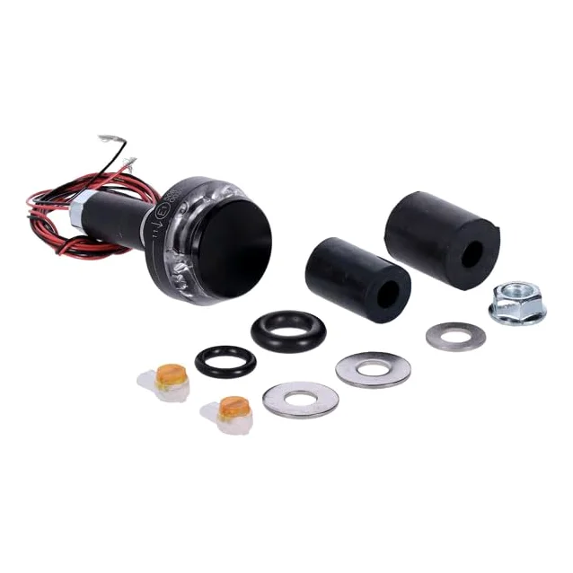 Generico Flecha Izquierda Moto Gadget mo.Blaze Disc LED universal para manillar, Homologación ECE, estilo moderno Alta visibilidad, OEM 6002021, Instalación fácil