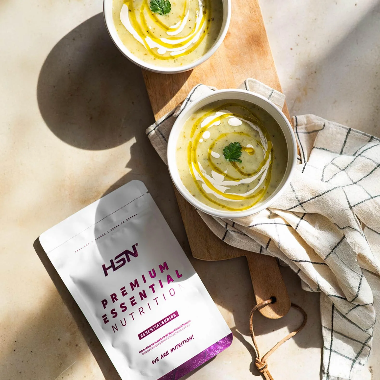 HSN Hierba de Cebada en Polvo 500g 100% Pura Natural Sin Añadidos No-GMO Vegano Sin Gluten