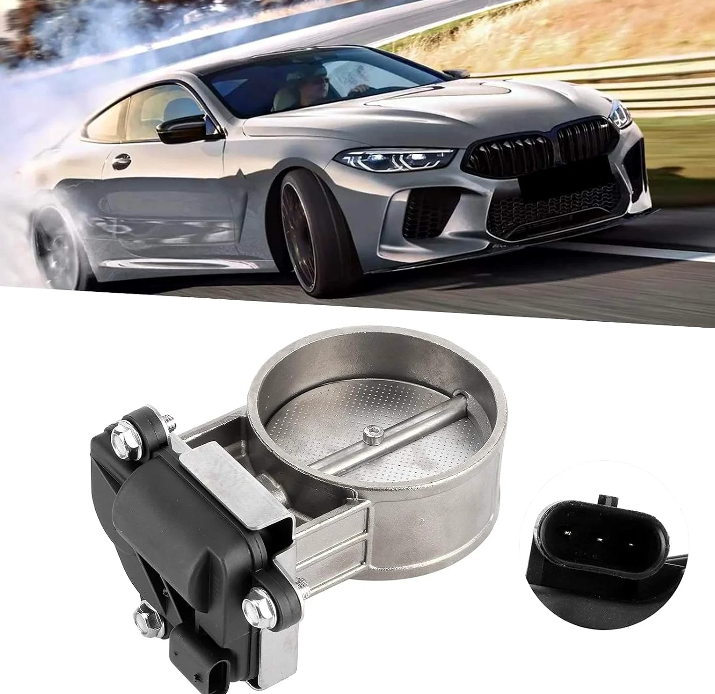 Control de v¨¢lvula de escape Aramox para E82 E88 F2X F3X, v¨¢lvula de escape de control el¨¦ctrico, corte de baja presi¨®n para bajante Catback(D51 para tuber¨ªa de 2 pulgadas)