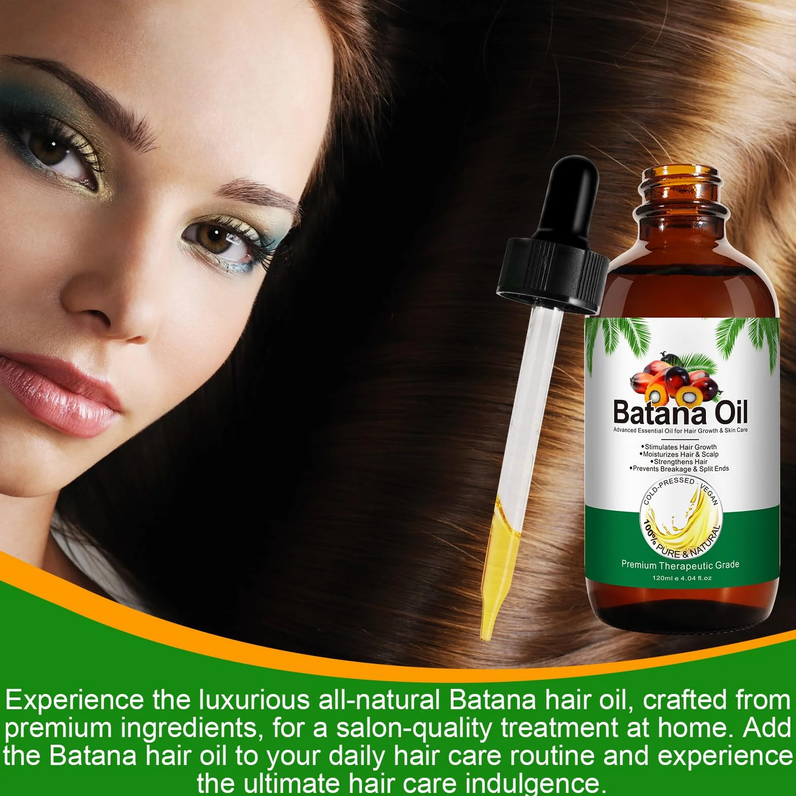 Aceite de Batana 100% Puro Prensado en Frío 120 ml para Crecimiento del Cabello