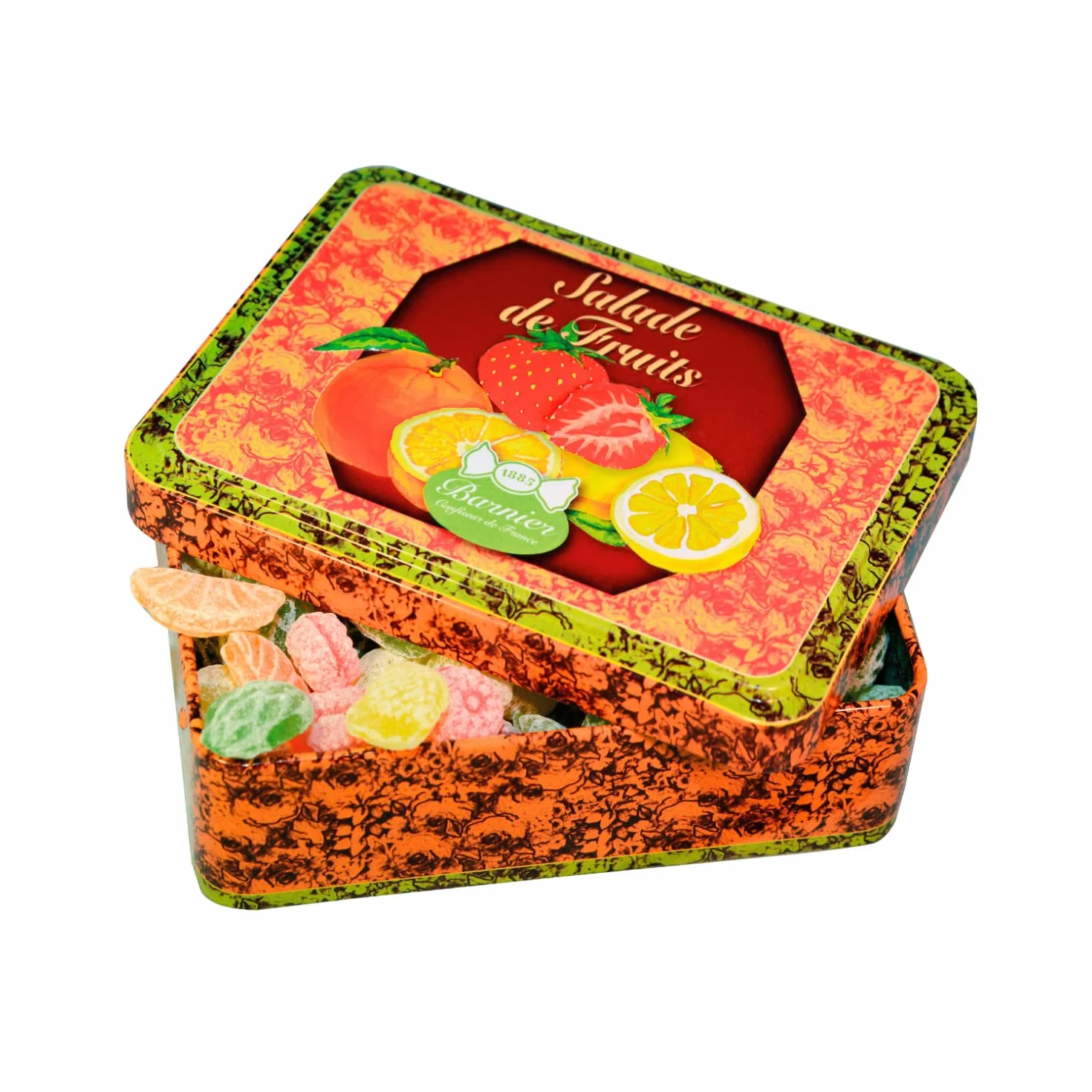 Barnier Caramelos Tutti Frutti Mezcla de Frutas Limón Fresa Naranja 150g