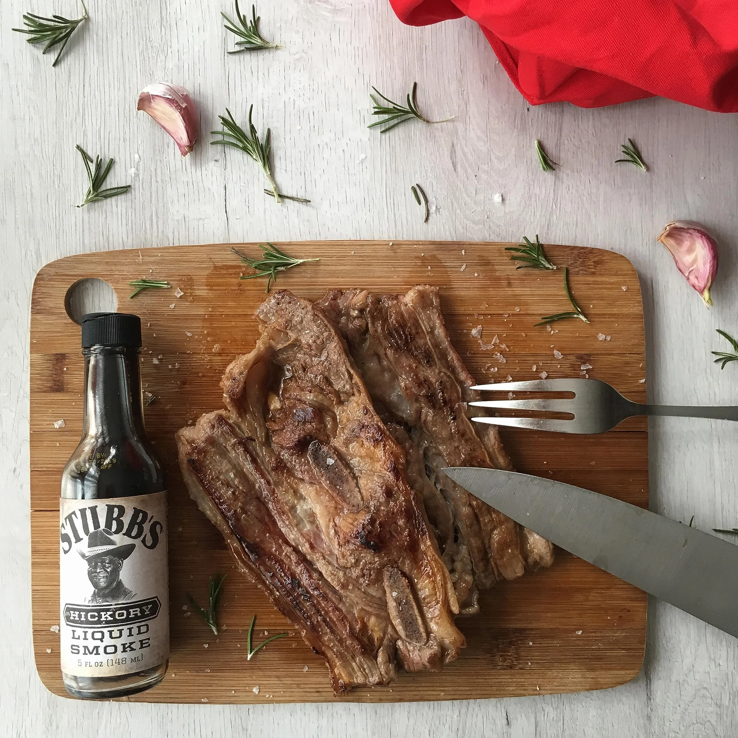 Stubb's Hickory Liquid Smoke Aditivo para salsas con aroma de humo de nogal 2x148 ml