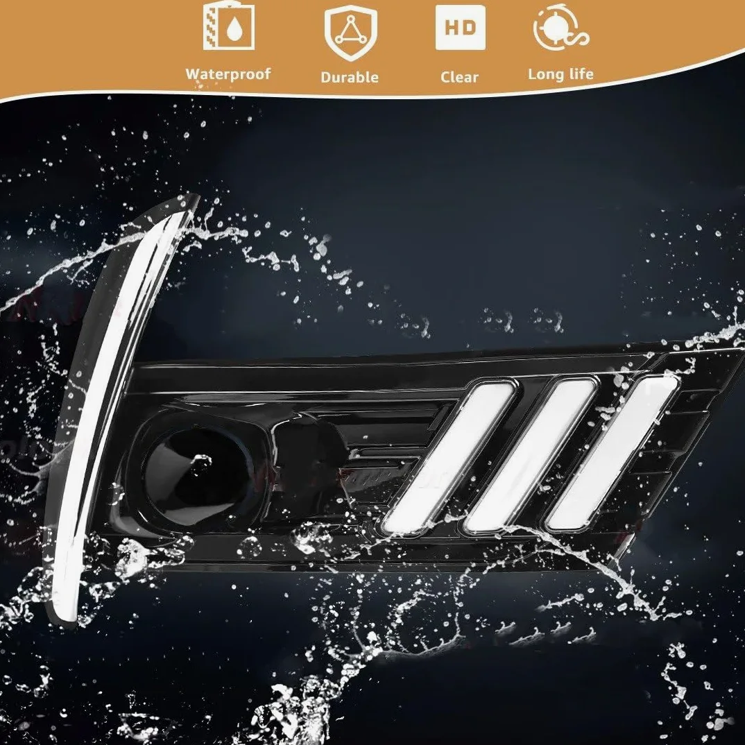 Luces Antiniebla Luz Niebla Para Toyota Para Corolla 2017-2018: Luces Diurnas LED (DRL) Antiniebla Intermitentes Posición Delanteras (12V)
