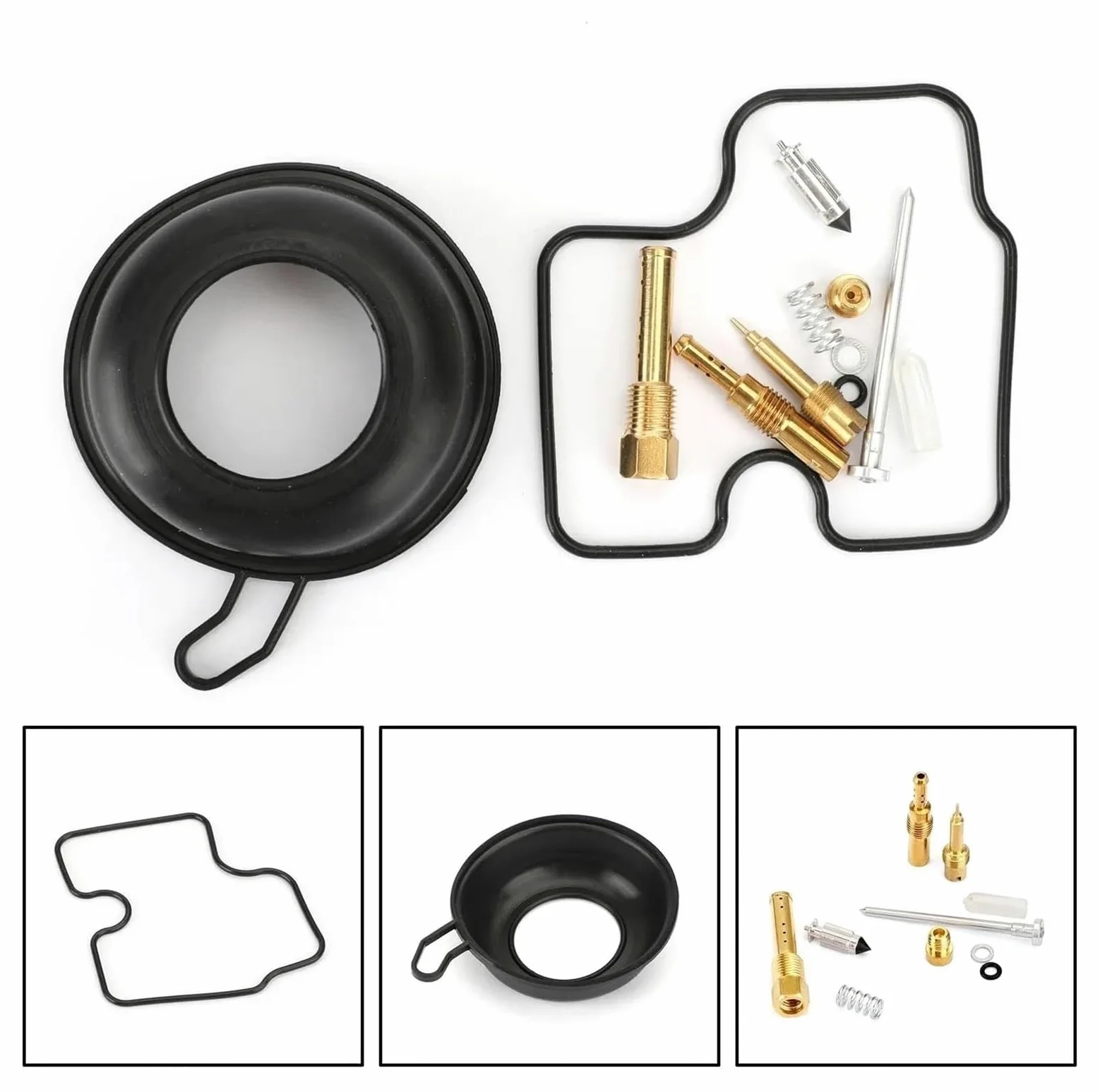 Kit De Reparación De Carburador Motocicleta para CB400 NC31 CBR400RR NC29 Y CB400SF V-Tec Incluye 4 Juegos Juntas De Diafragma. Carburador de Motocicleta
