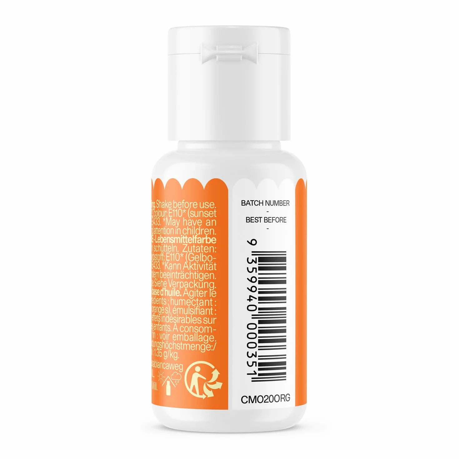 Colour Mill Oil Blend Food Colouring Orange 20 ml