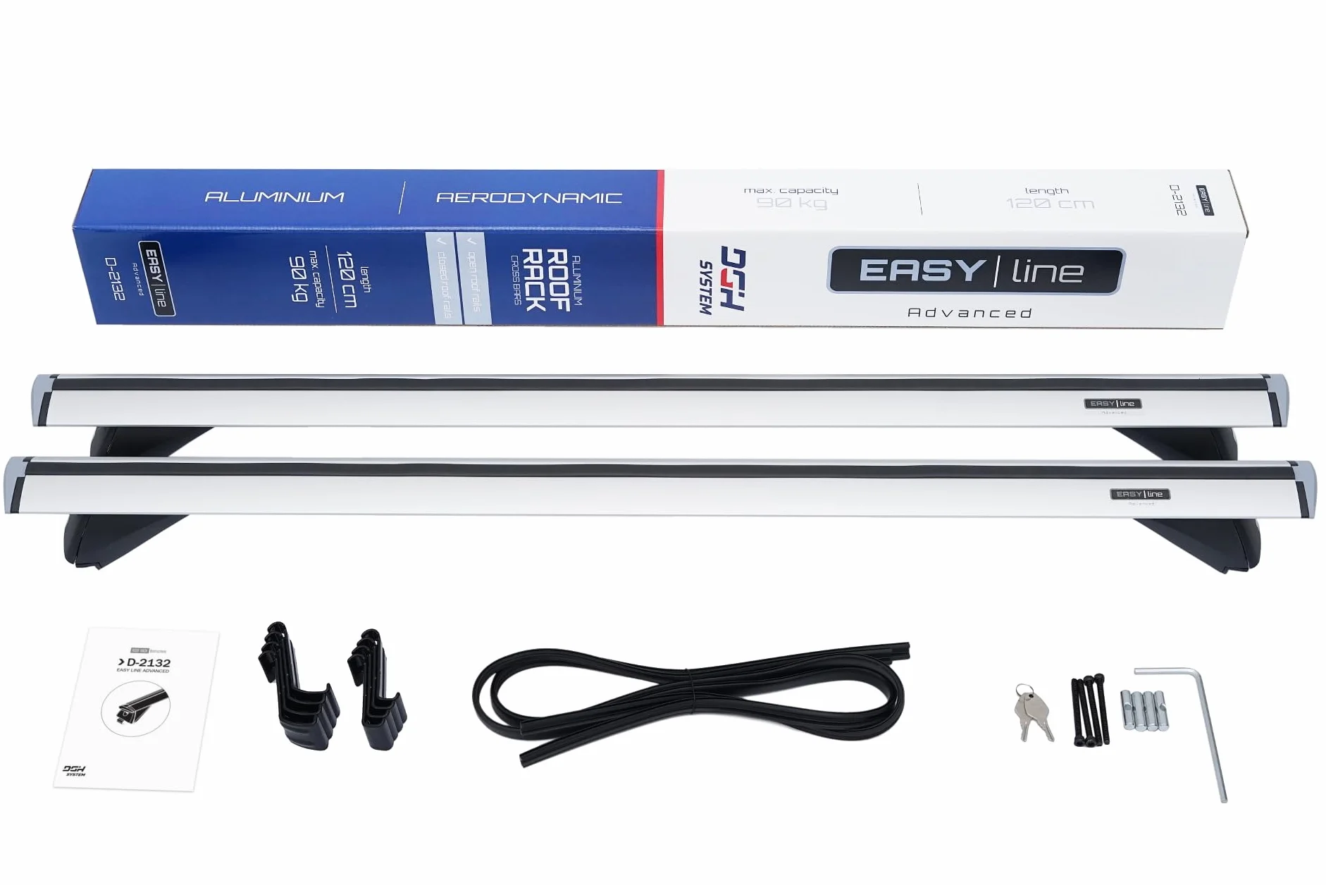 Universal Bacas Barras de Techo RIELES Compatible con Renault Espace Vi SUV 2023- MAX 90 kg 120 cm Aluminio