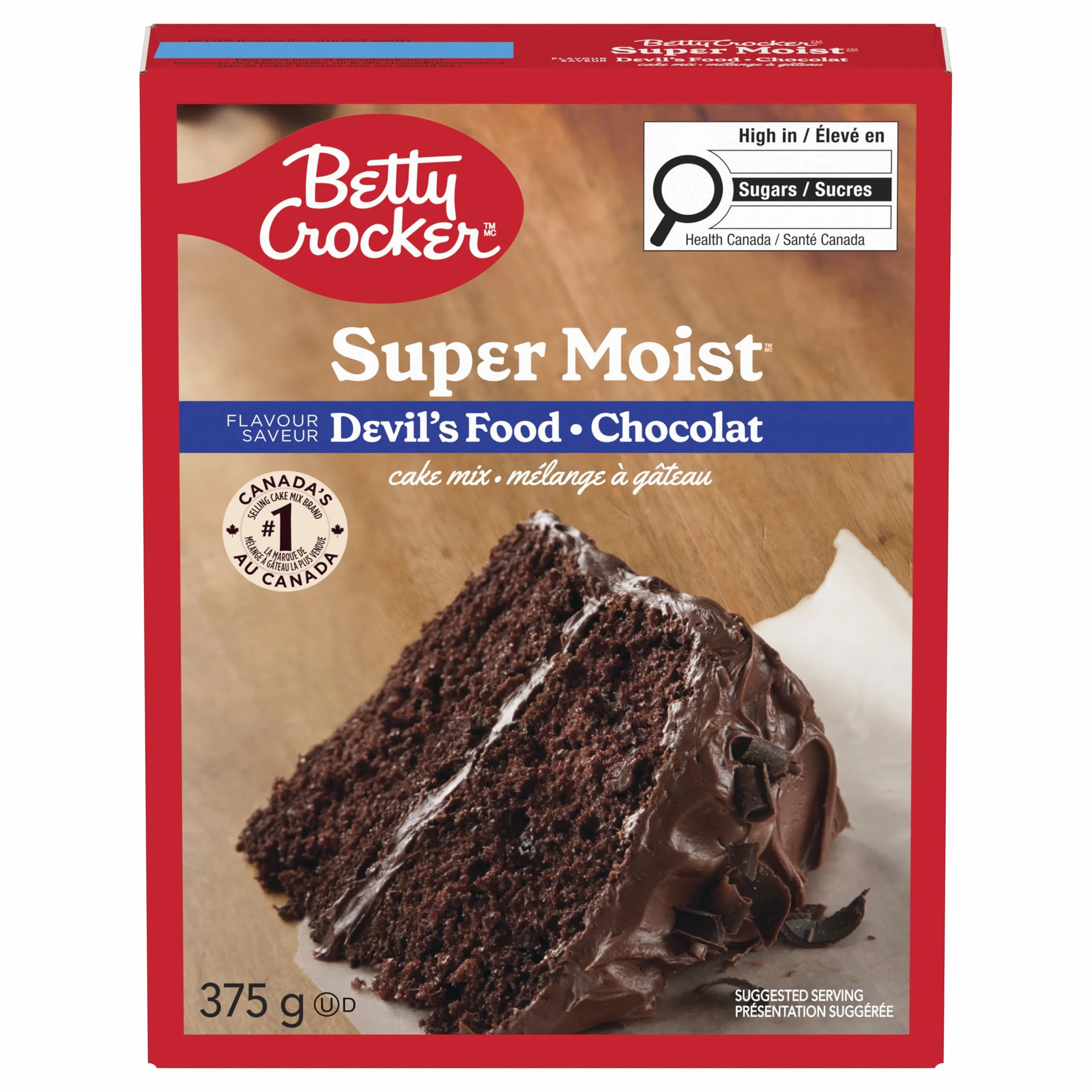 BETTY CROCKER Mezcla para tartas chocolate súper húmedo 375g