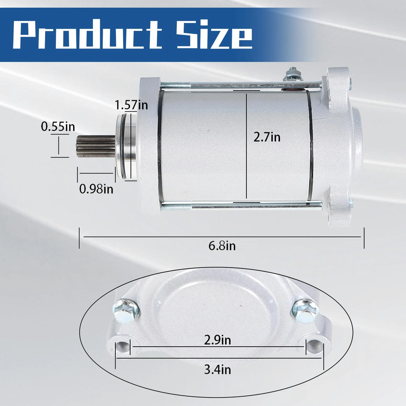 WFLNHB Repuesto de solenoide de arranque y relé para Suzuki VL1500 VL1500B Intruder 1500 1998-2004