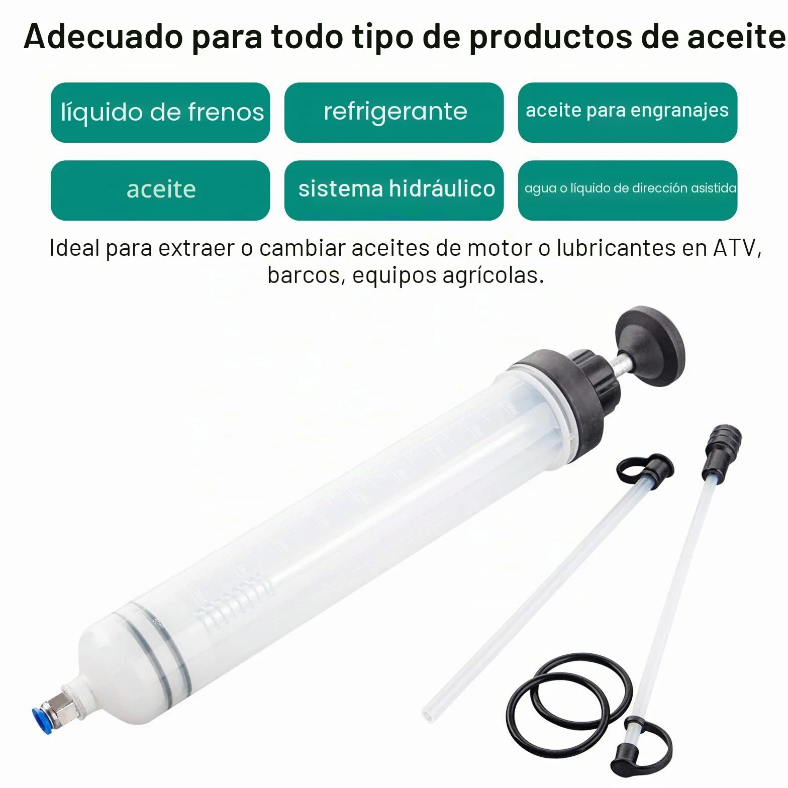 Aceite SuccióN Jeringa 500mL,Bomba Extractora De LíQuido, Bomba Manual De Aceite,Jeringa De SuccióN De Aceite con Manguera