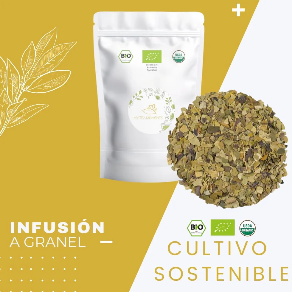 Infusión Guayusa Pura a Granel My Tea Moments 200g Antioxidante Energizante