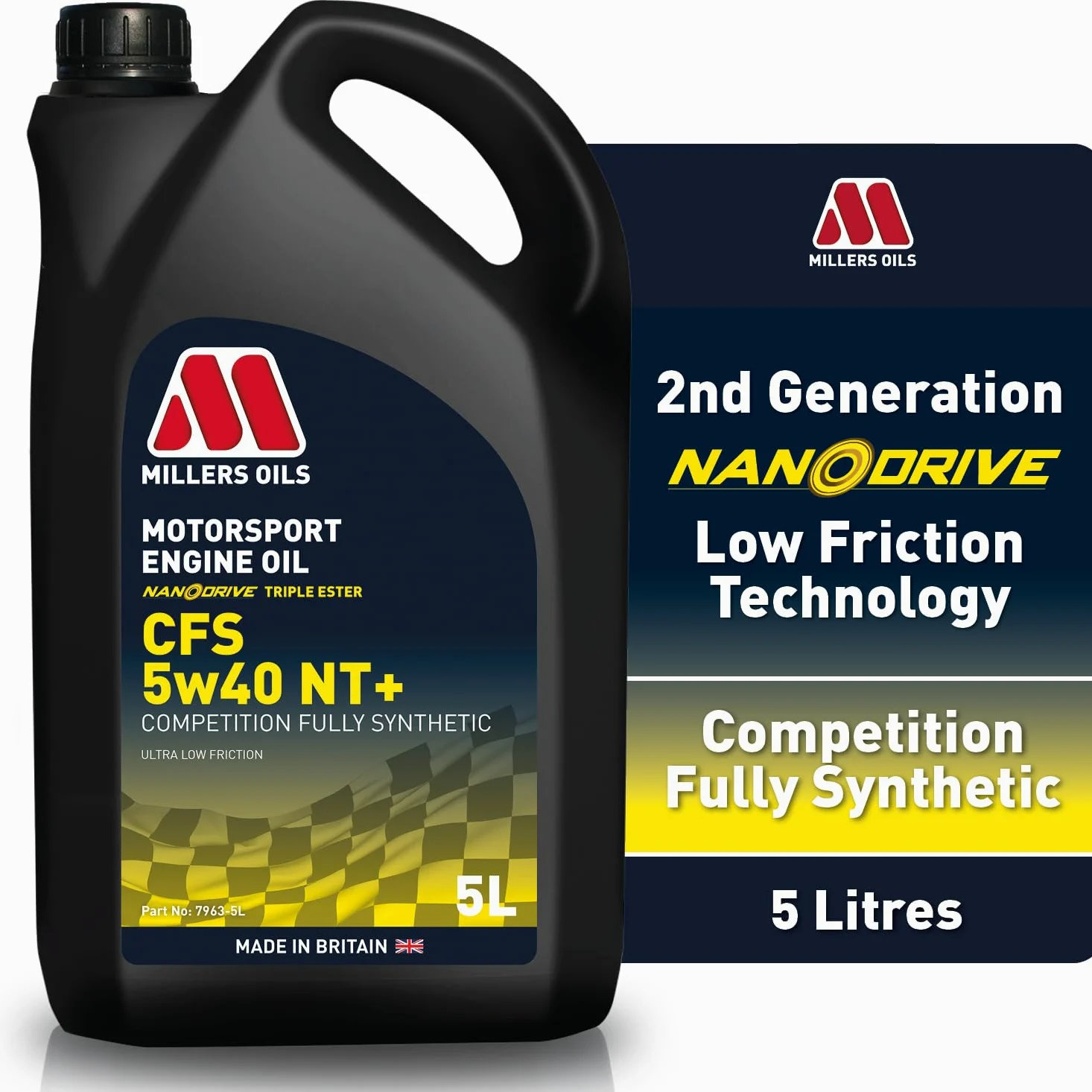Millers Oils NANODRIVE CFS 5W-40 NT+ Aceite de Motor sintético Completo