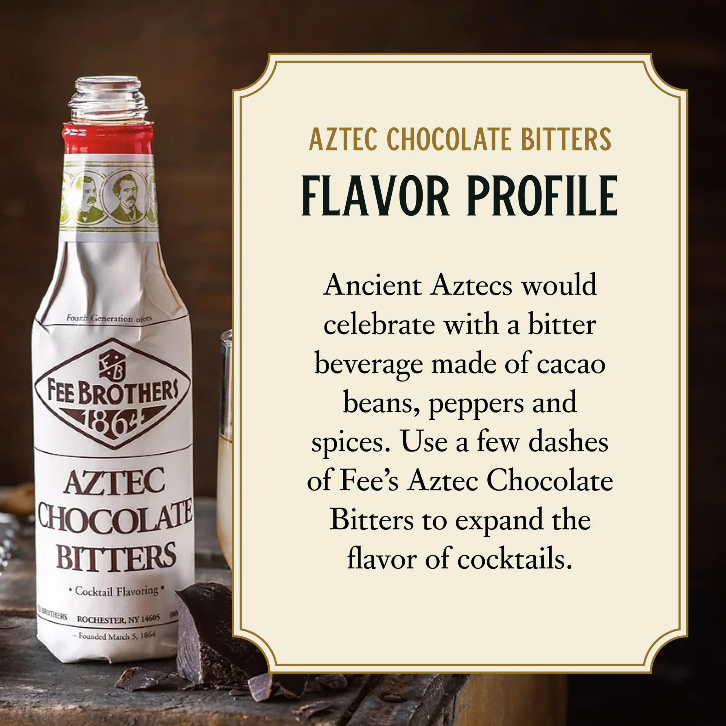 Fee Brothers Bitter Aztec Chocolate 150 ml