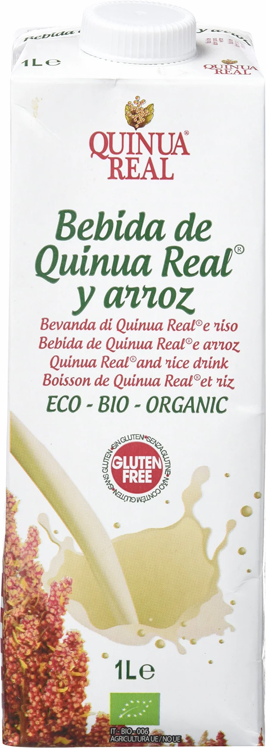 Quinua Real Bev Quinoa y Arroz 1L