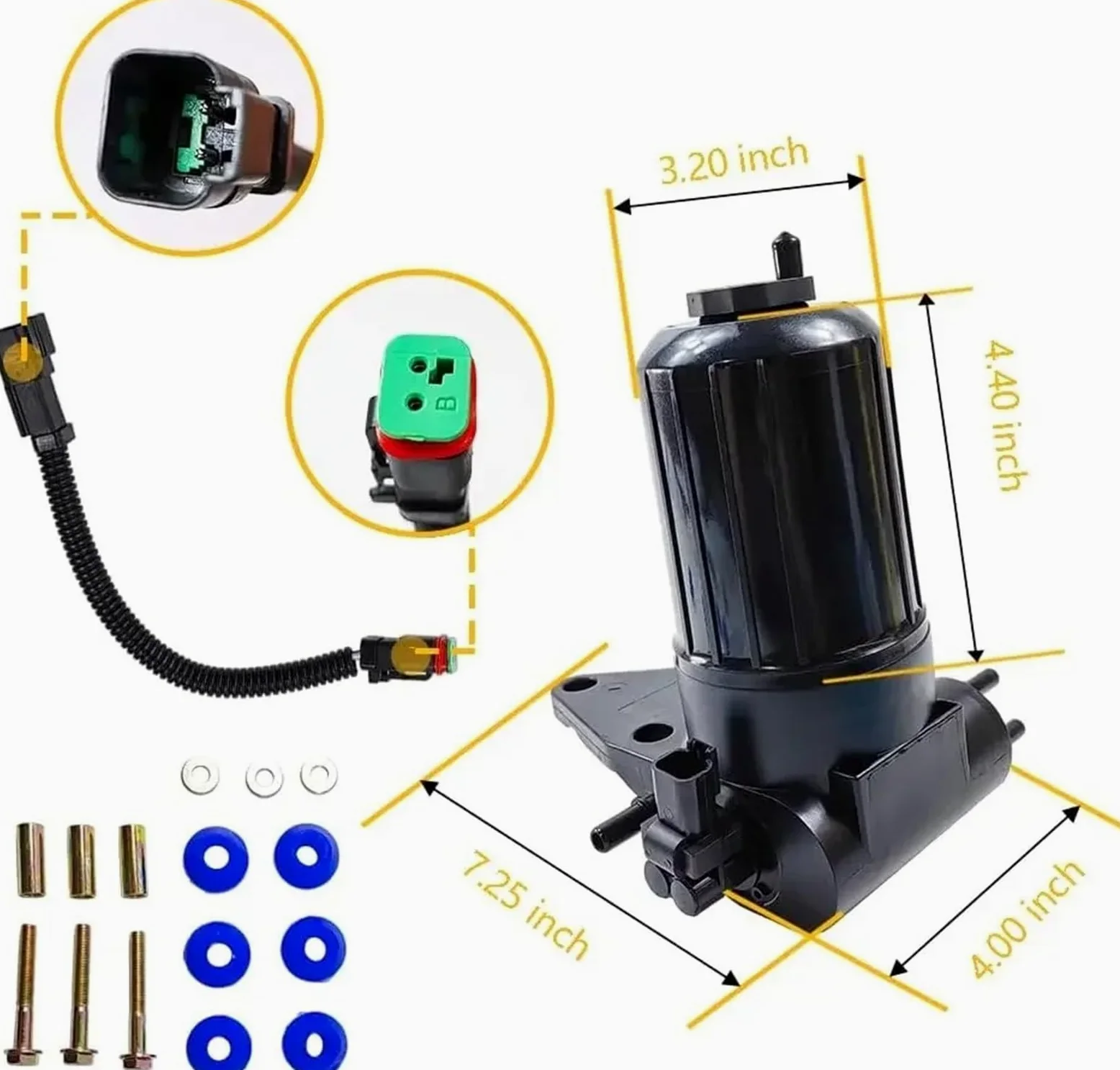 Bomba Combustible Para Perkins 1103A-33 1103B-33 1103C-33 1103D-33 Bomba de cebado de combustible Bomba de elevación ULPK0040 4132A015M1 4132A016M1 Bomba Gasolina