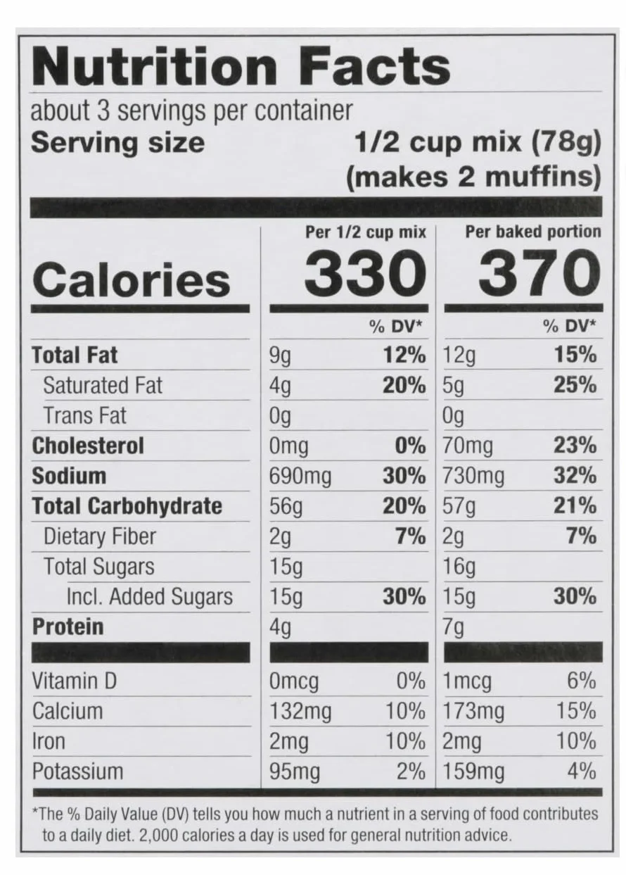 Jiffy Vegetarian Maíz Muffin Mix, 8.5 oz (Paquete de 4)