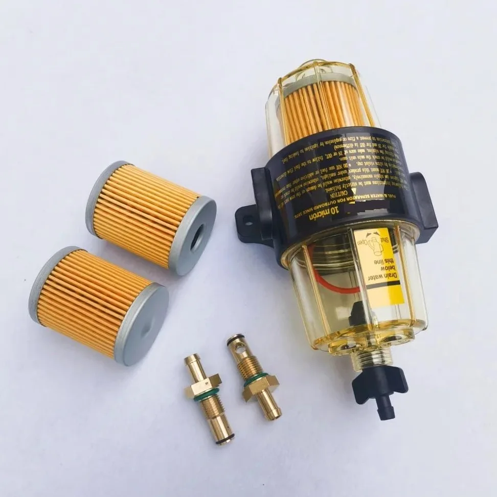 Elemento de filtro de combustible UF-10K, conjunto separador de agua UF10K apto para Honda y Yamaha Filtro de combustible Filtros de combustible para(A)