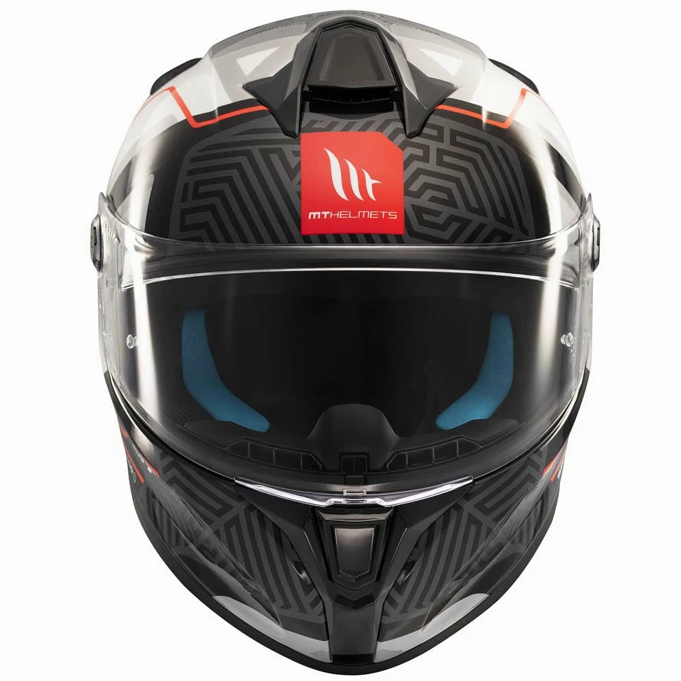 MT Helmets Targo S Designed Brik C0 Brillo - Casco de Moto Integral Homologado 22.06