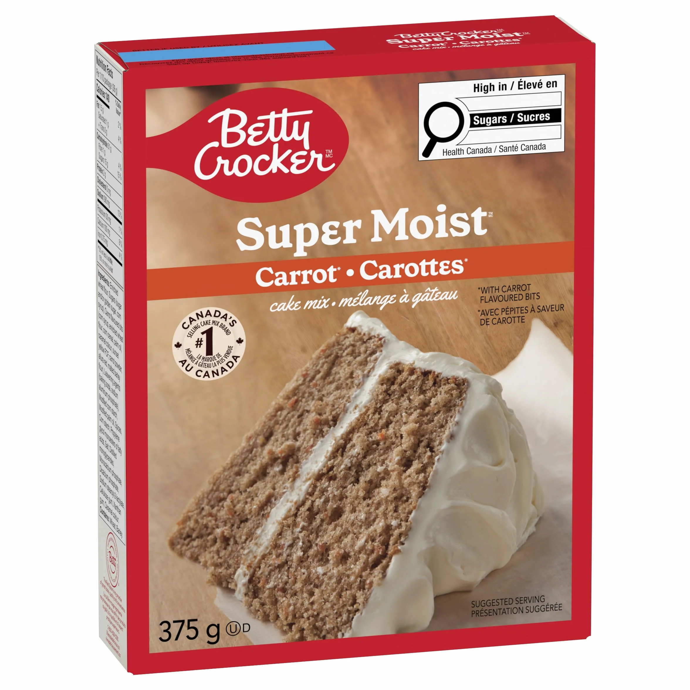 Betty Crocker Mezcla para Tartas Zanahoria Súper Húmeda 375g