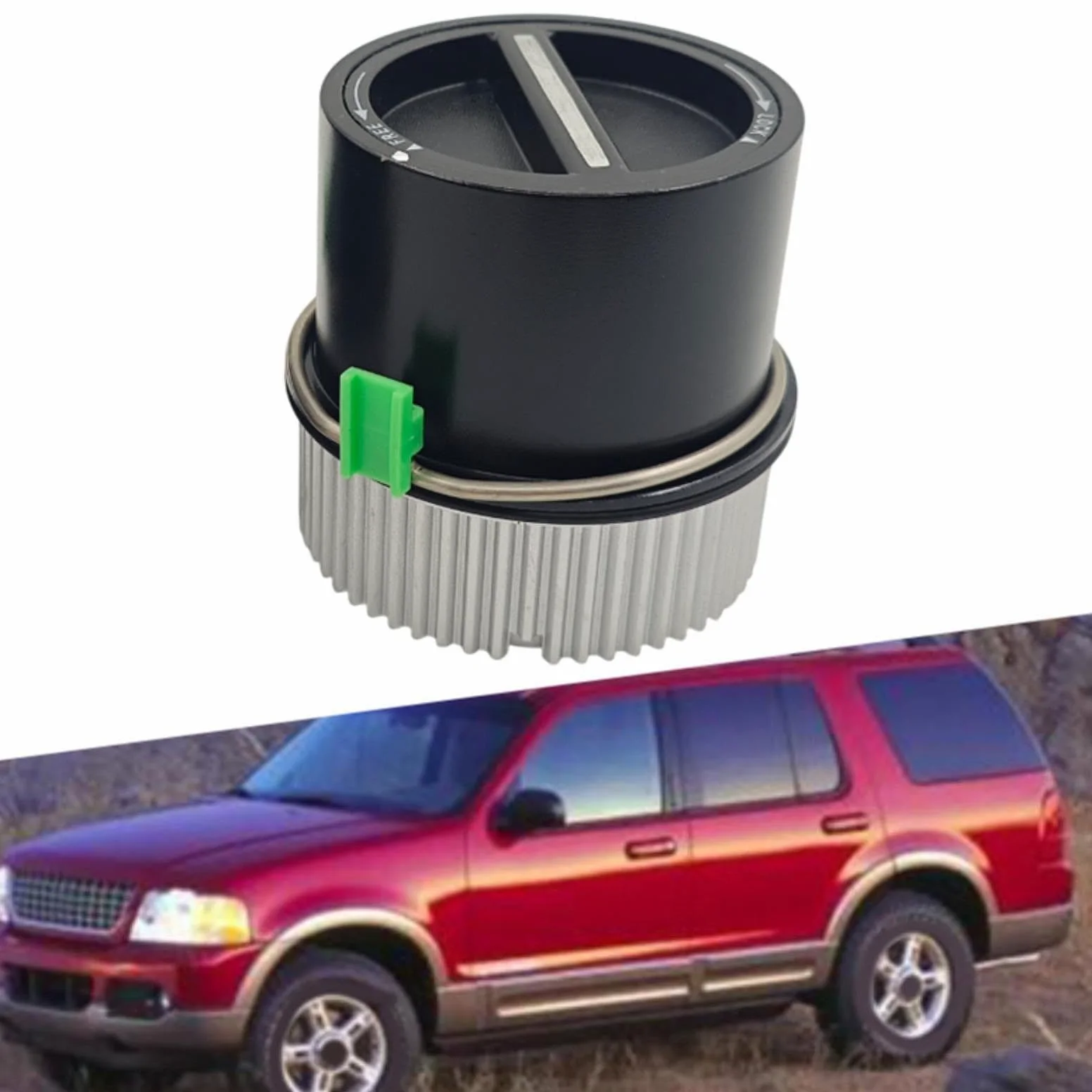 Cubo de Bloqueo de Rueda Manual 600204 Reemplaza Los Accesorios de Expedition