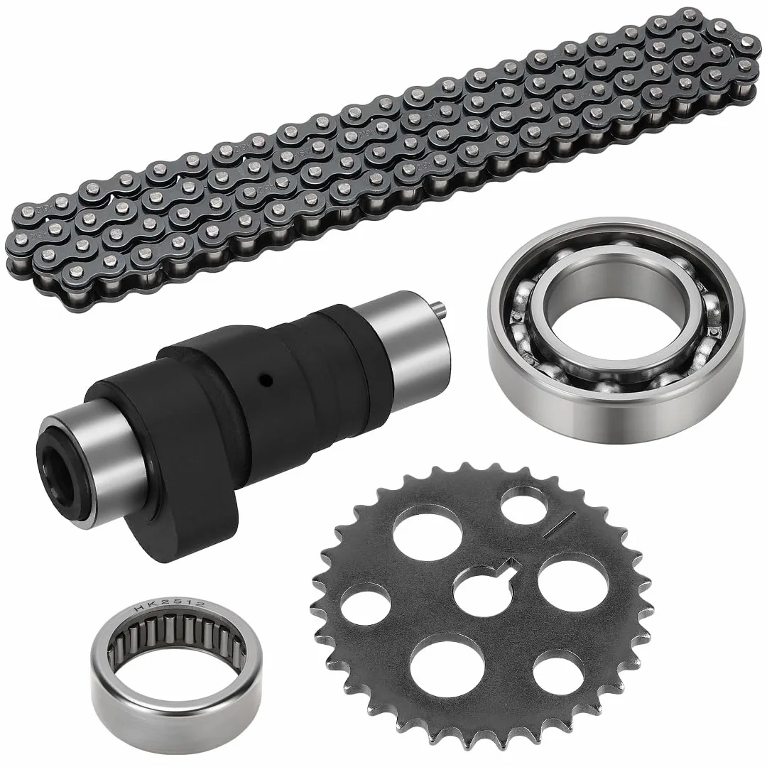 Kit árbol de levas & cadena & engranaje & rodamiento para Yama-ha Warrior Big Bear 350 YFM350X/YFM350 Moto-4 1989-2005 5UH121700000