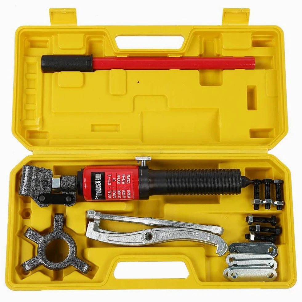 Ausla Extractor Hidráulico 5T con 3 Garras, para Cubo de Rueda, Bujes, Bridas, Engranajes y Cojinetes