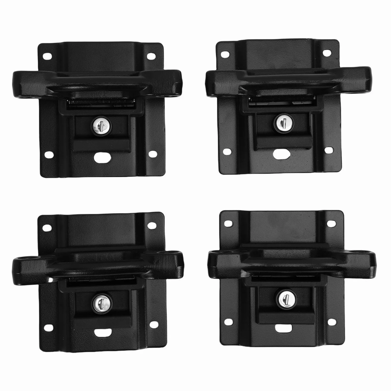 Sorandy Paquete de 4 Anclajes de Amarre para Camioneta, Soportes de Repuesto Resistentes para 250 350 2015-2025, con Revestimiento Duradero y Anillos de Anclaje para Seguridad de Carga