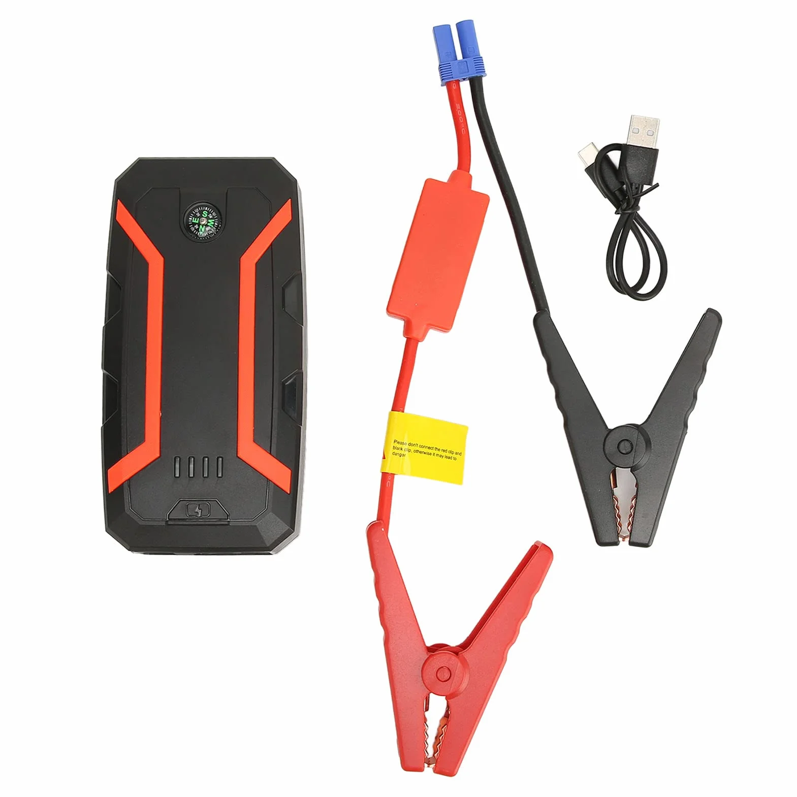 PUSOKEI Arrancador de Coche, 1500A Pico 12000mAh Arrancador de batería de Coche portátil para hasta 7.2L Motores de Gasolina o 5.5L,12V Auto Booster de batería con luz LED,IP66 Impermeable