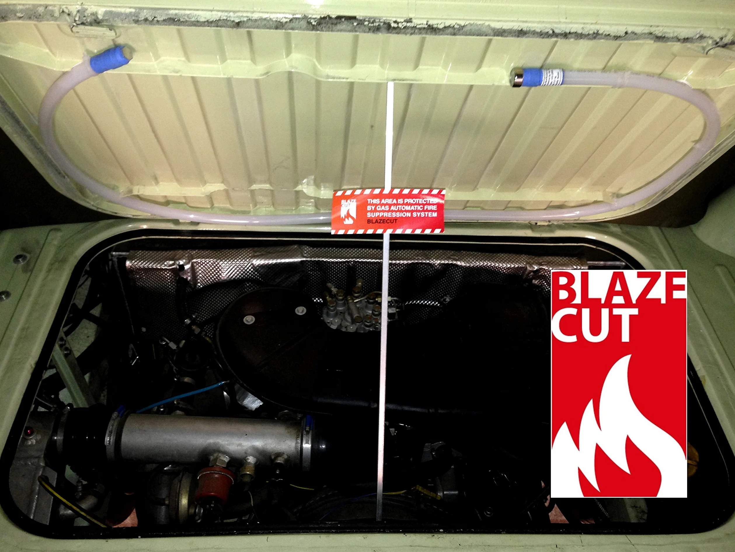 sistema de extinción de incendios automático 6 'tv200fa, Automotive extintor