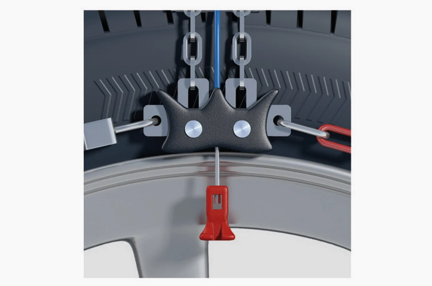 KÖNIG CS-9 103 - Cadenas para la nieve, 2 piezas