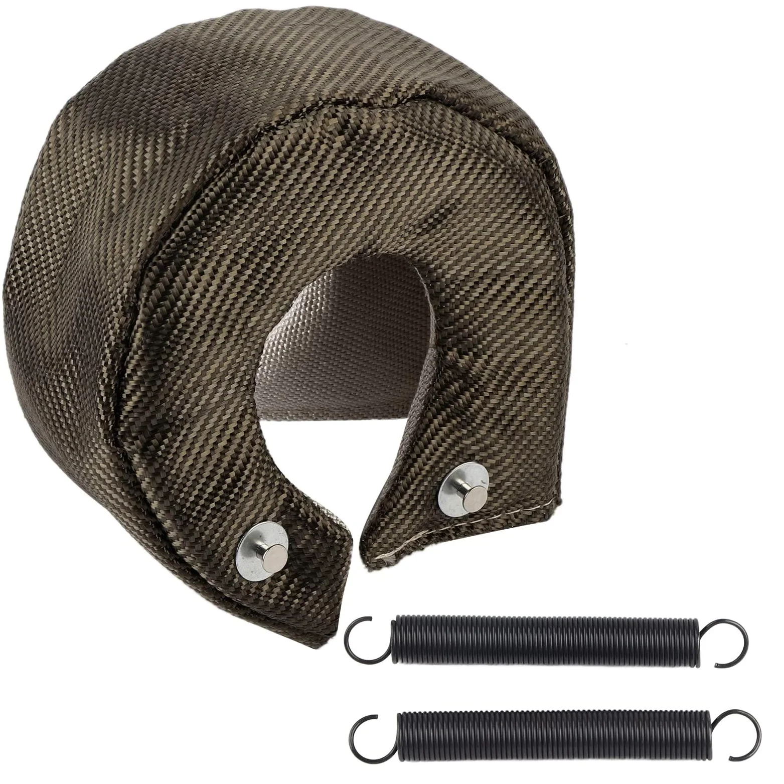 HERCHR Turbo Shield Fibra De Vidrio Barrera Térmica Cubierta Protectora T3/GT35/GT37/GT40/GT42