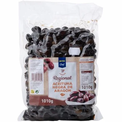 Aceitunas Negras de Aragón Chef 1 kg