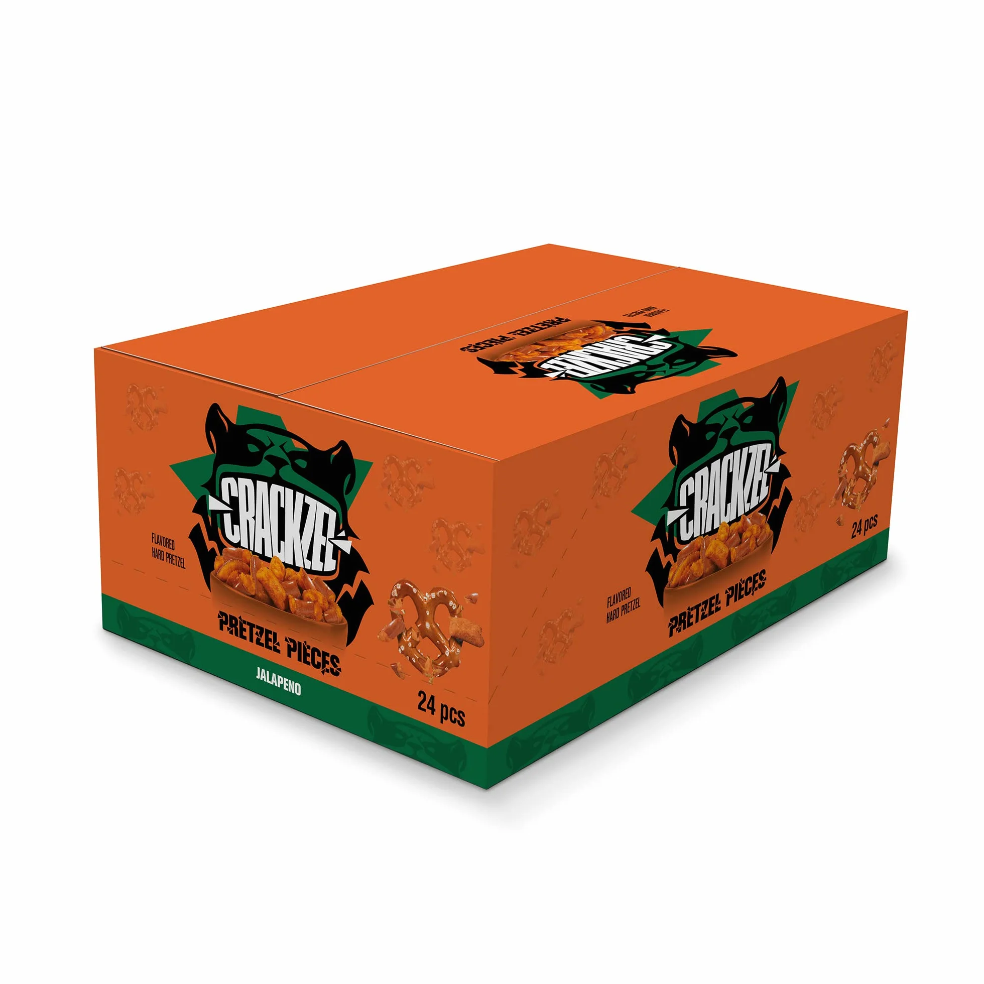 Crackzel Jalapeno Pretzel Pieces 24 x 85 gr