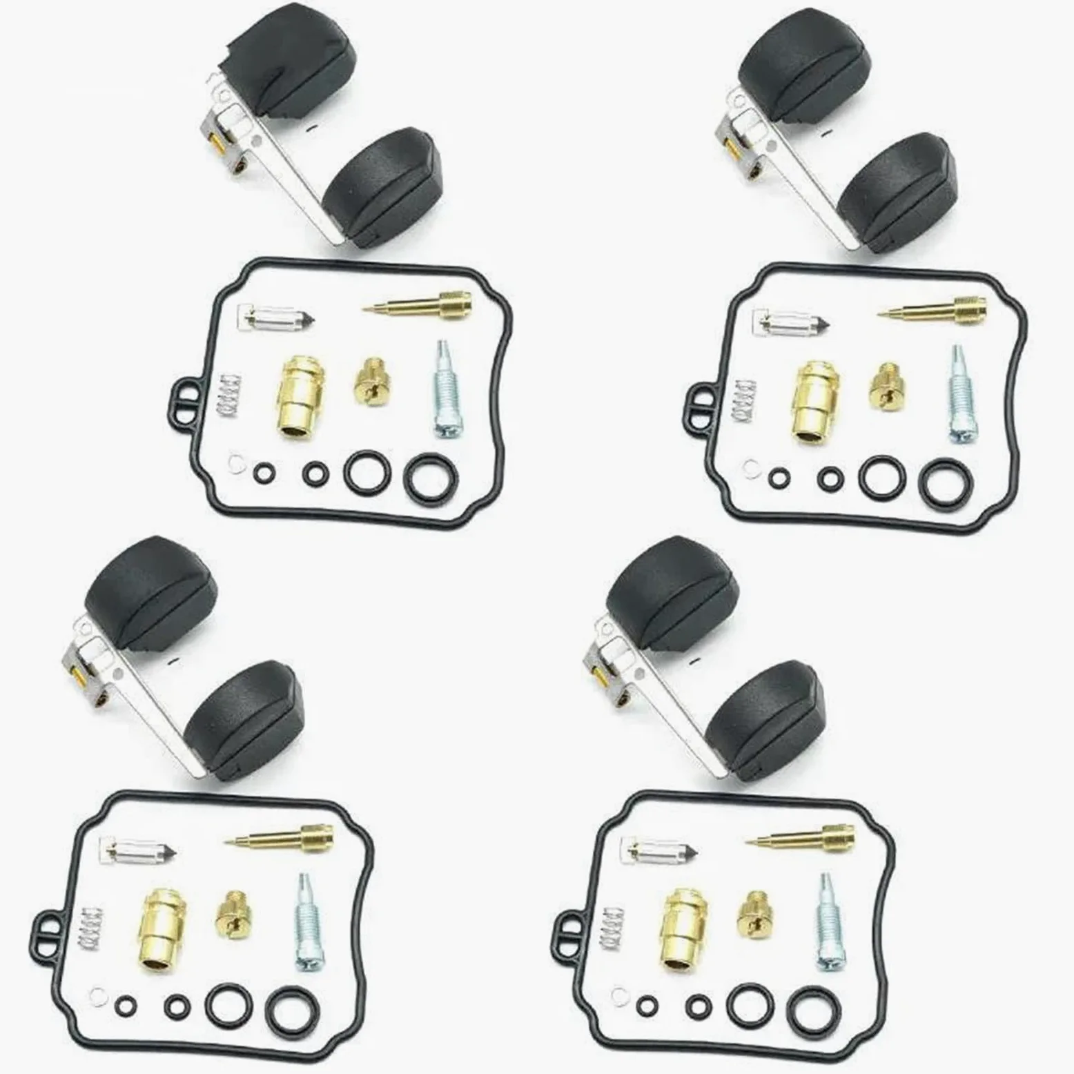 Kit De Reparación Carburador Motocicleta para XJ600N XJ600S XJ600 Diversion Reconstrucción Junta La Cámara Válvula Flotador Tornillo Herramientas Riparazione Carburador(Conjunto 2)