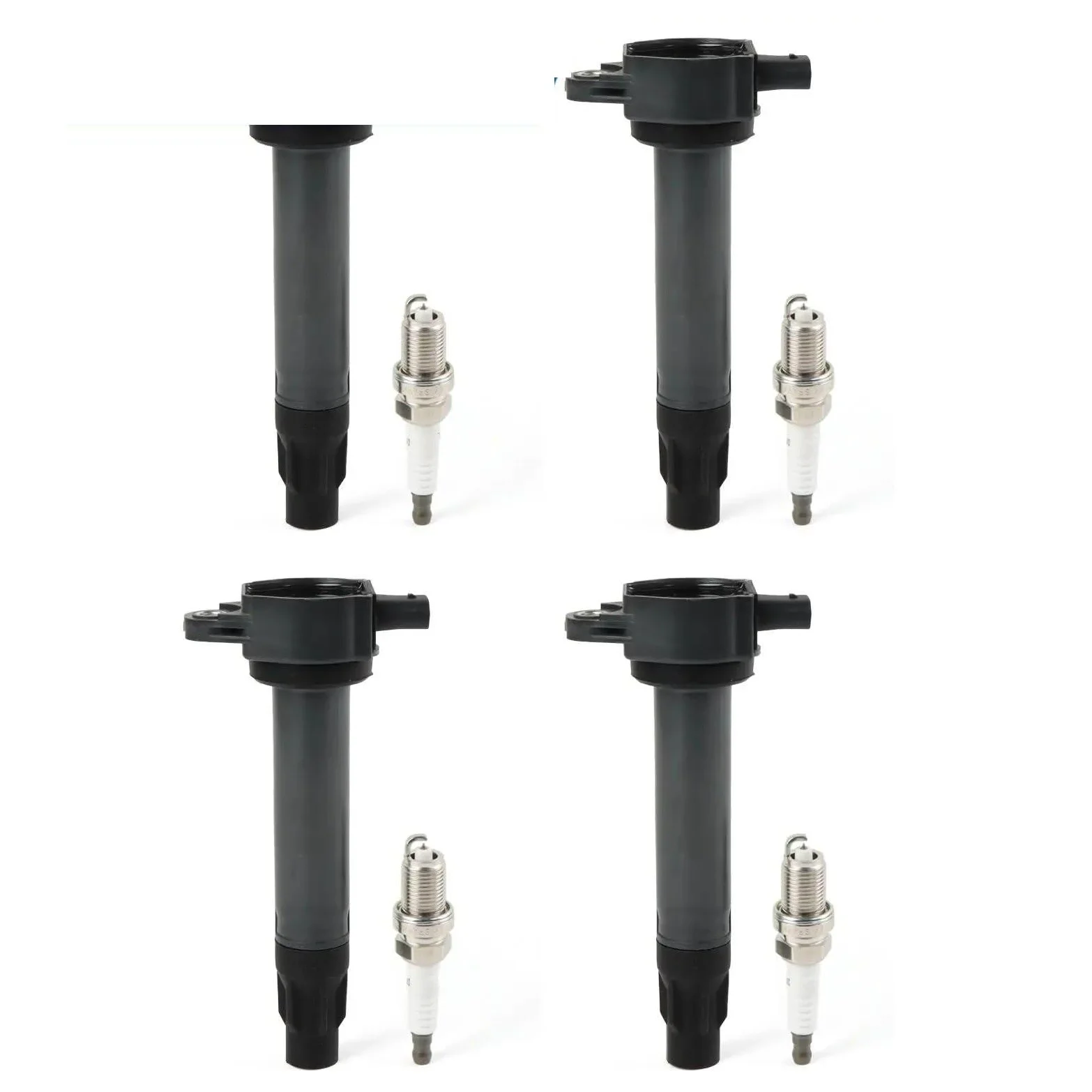 Módulo Bobina Encendido Para Chrysler Para Sebring L4 2.4L 2007-2010 Juego 4 Bobinas Encendido Bujías Iridio