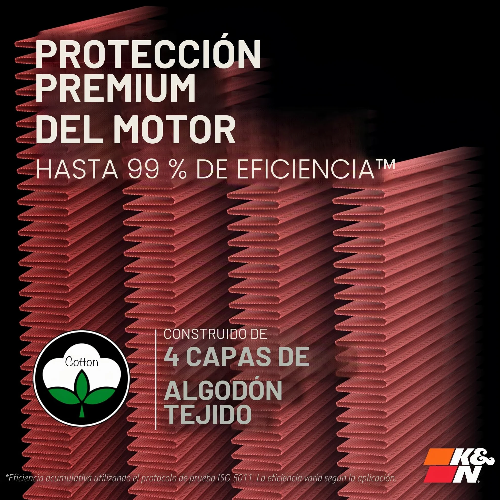 K&N 33-2457 Filtro de Aire Coche