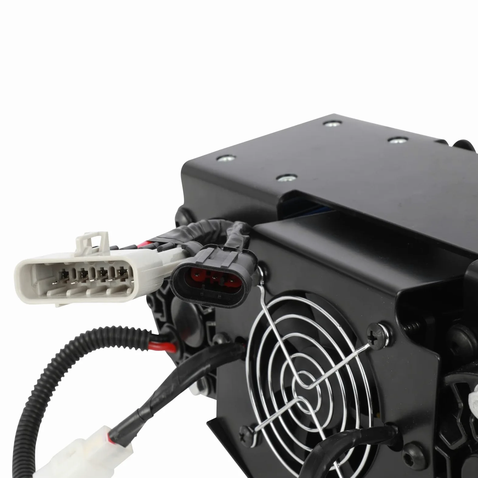 cciyu Compresor de aire doble a bordo de 12 V para diferenciales de taquilla de aire, inflado de neumáticos, herramientas de aire CKMATA12 bomba de compresor de aire