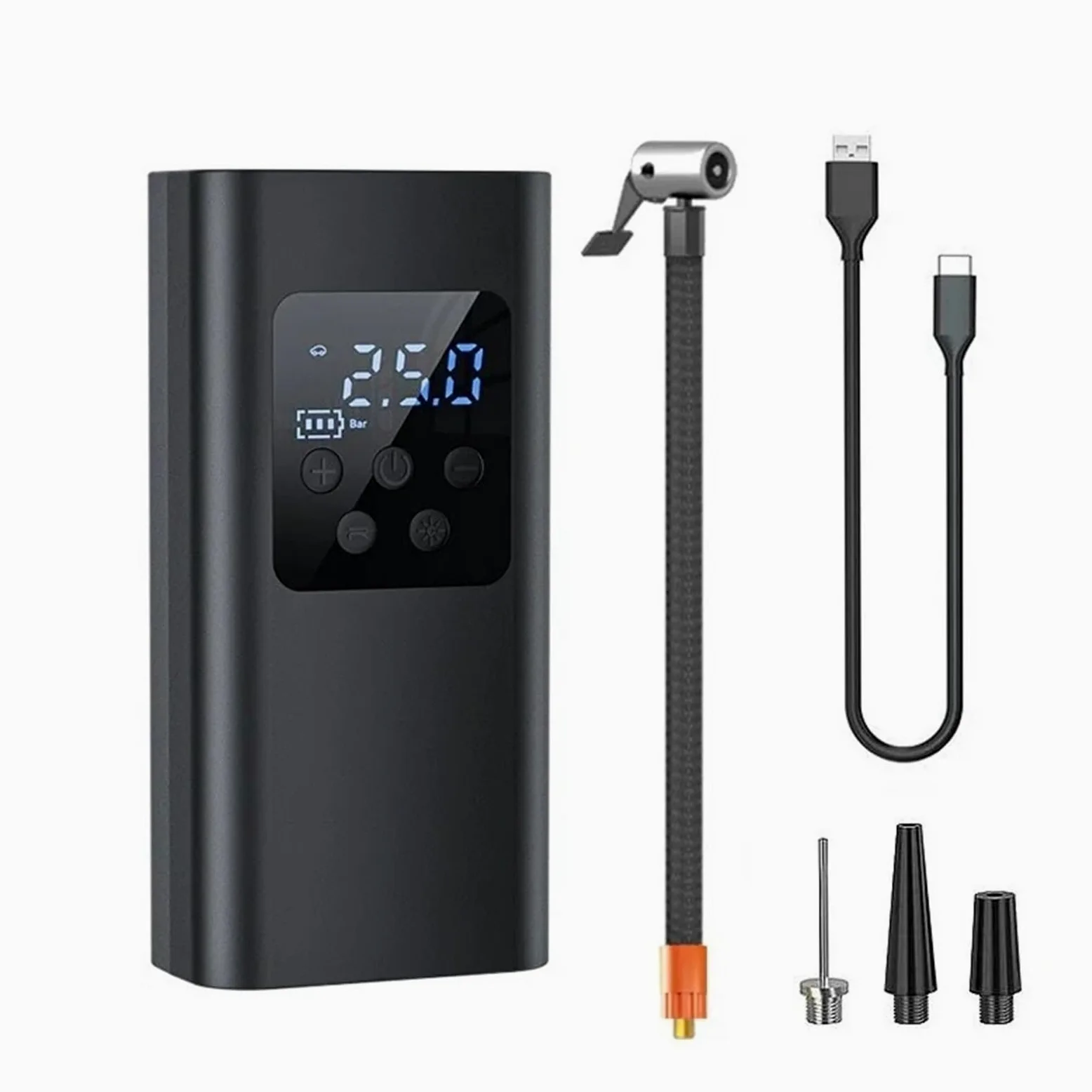 Inflador Ruedas Coche Para motos de coche Portable Electric Air Compressor | Inflador de compresor de aire Para bomba inalámbrica para coche, inflador de neumáticos Para luz Led, eléctrico