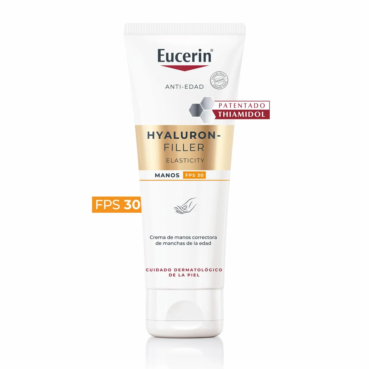 Eucerin Hyaluron-Filler + Elasticity Crema de Manos Correctora de Manchas Edad FPS 30 75 ml