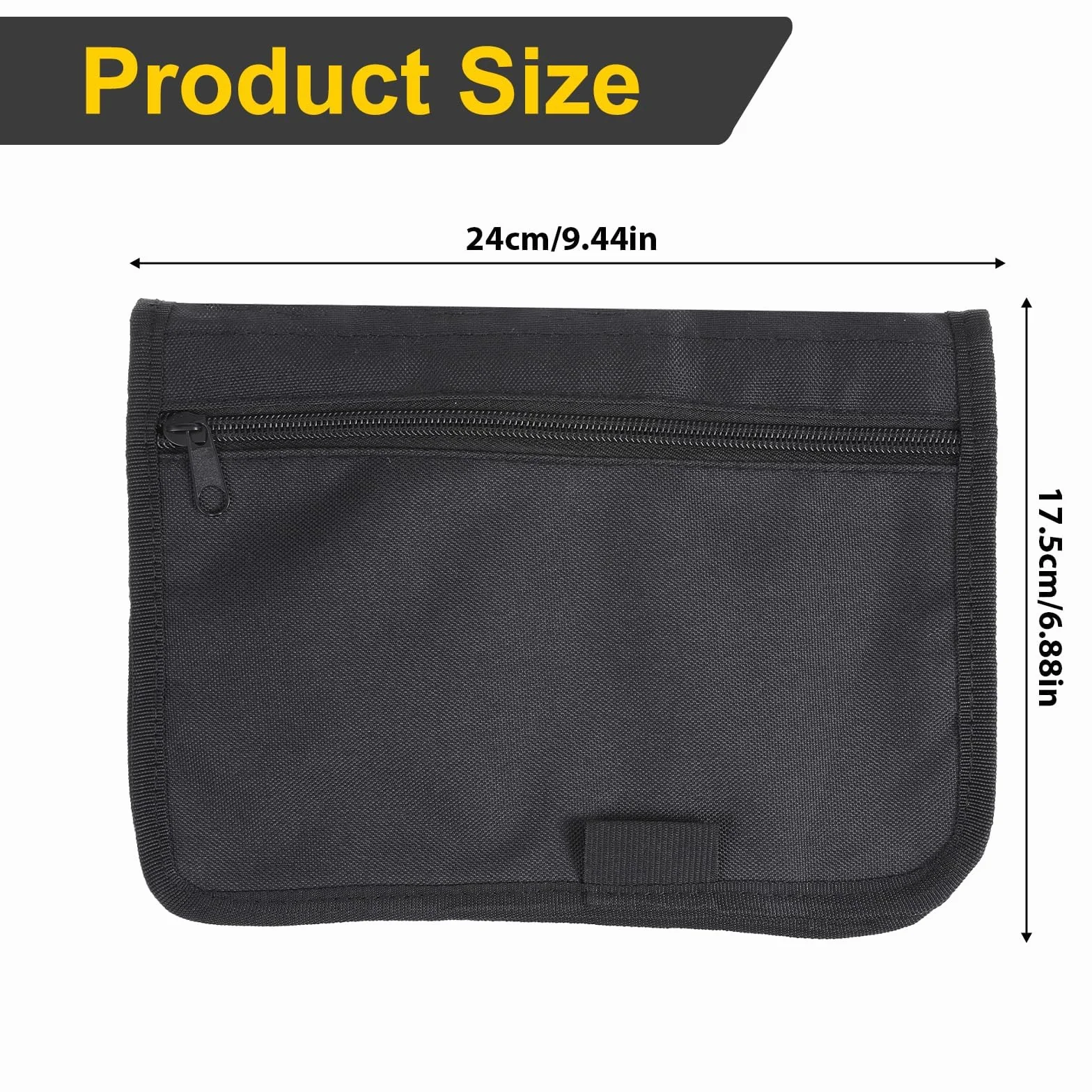 Cartera Organizadora de Guantera Portátil Coche, Carpeta Documentación Múltiples Bolsillos para Registro y Seguro de Coche