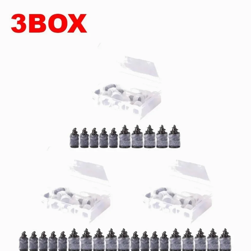 Reparación de neumáticos al vacío, clavos, tornillos for pinchazos, juego de montaje de motocicleta sin cámara(6BOX)