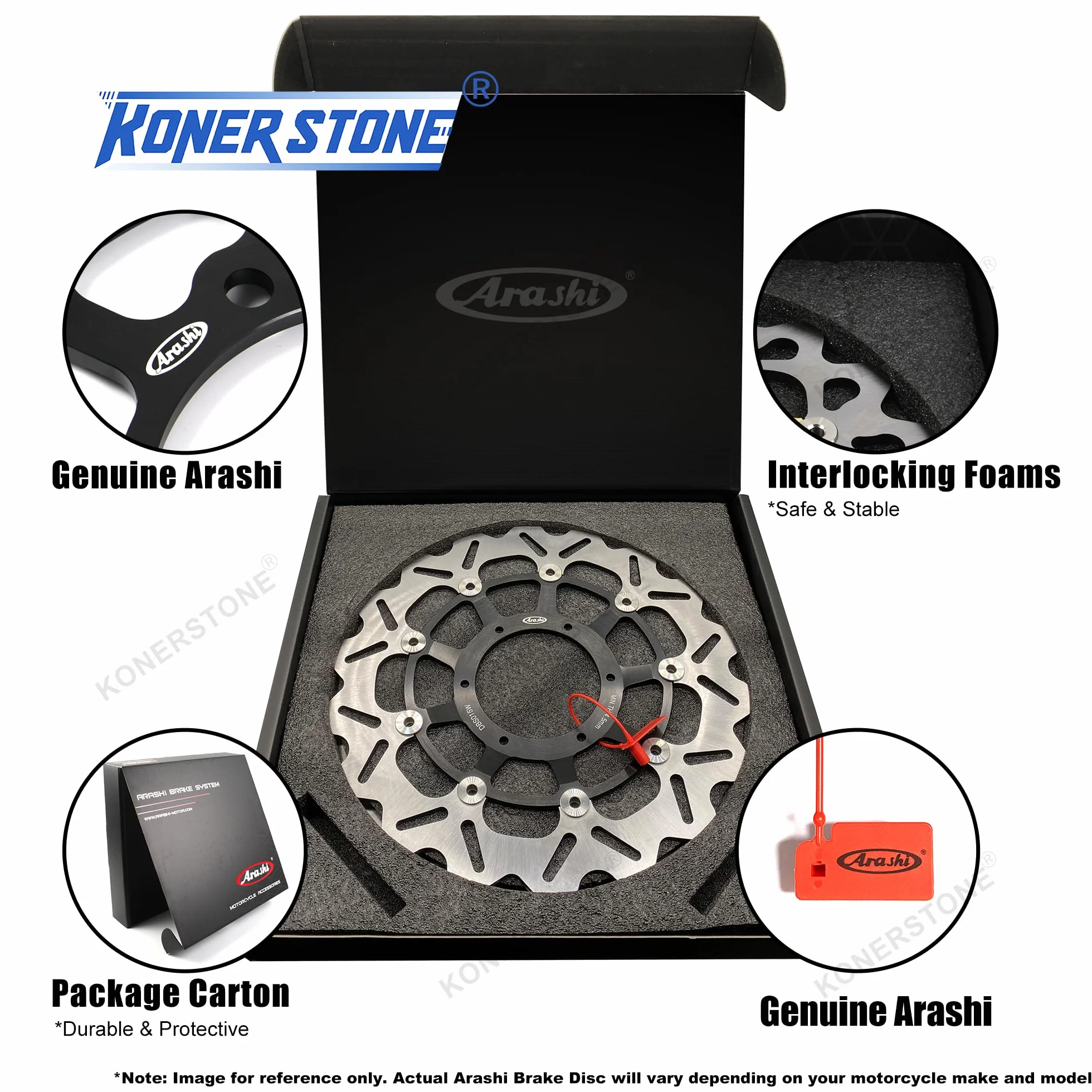 Discos de Freno Delanteros Traseros Discos Rotores y Pastillas para Suzuki GSXR 600 750 K6 K7 2006-2007/ GSXR 1000 K7 K8 2007-2008 GSX R600 R750 R1000 Accesorios para motos Negro
