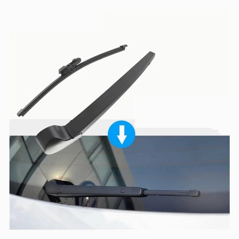 Escobilla limpiaparabrisas Limpiaparabrisas trasero para Fabia (2015 | Limpiaparabrisas trasero para Fabia (2015-), brazo de limpiaparabrisas trasero de 280 mm, estilo de coche.