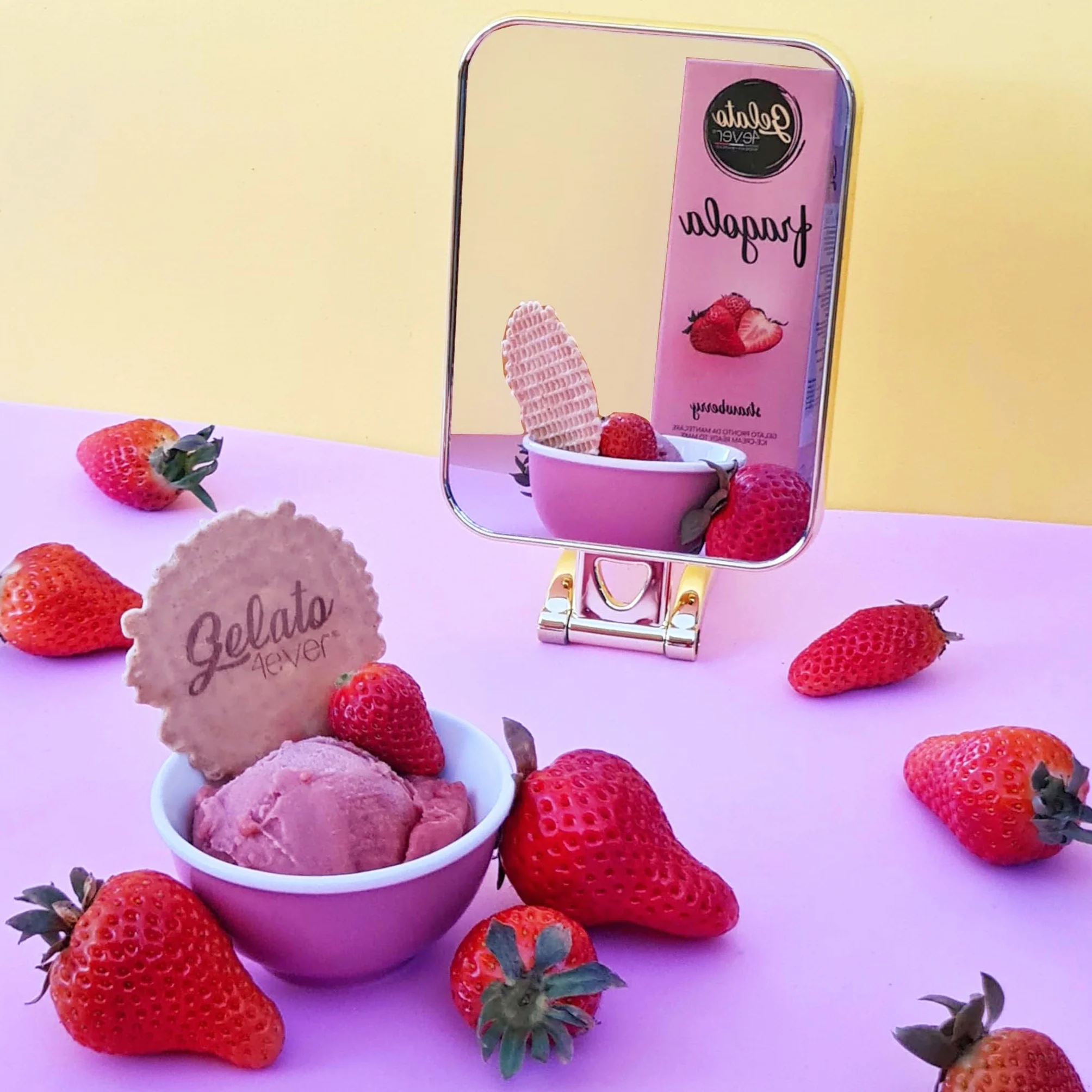 Gelato 4ever Crema helada lista para batir Paquete de 2 Fiordilatte