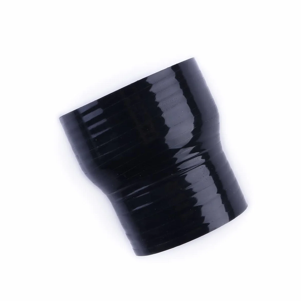 Manguera acopladora reductora de silicona negra, longitud 3" (76mm), diámetro interior 130-140mm, tubería reforzada de 4 capas para turbo/intercooler/admisión
