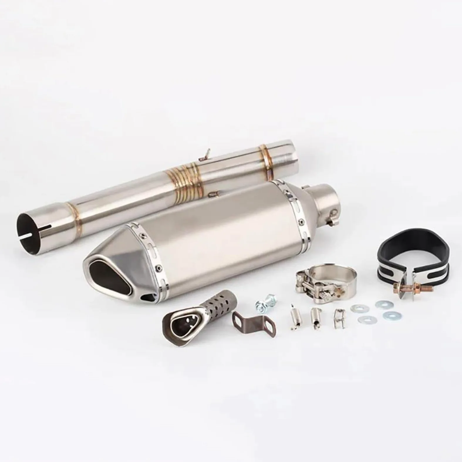 Tubo De Escape Modificado Para Motocicleta Para Y&amaha YZF R6 YZF-R6 1998 1999 2000 2001 2002 2003 2004 2005(Style 2)