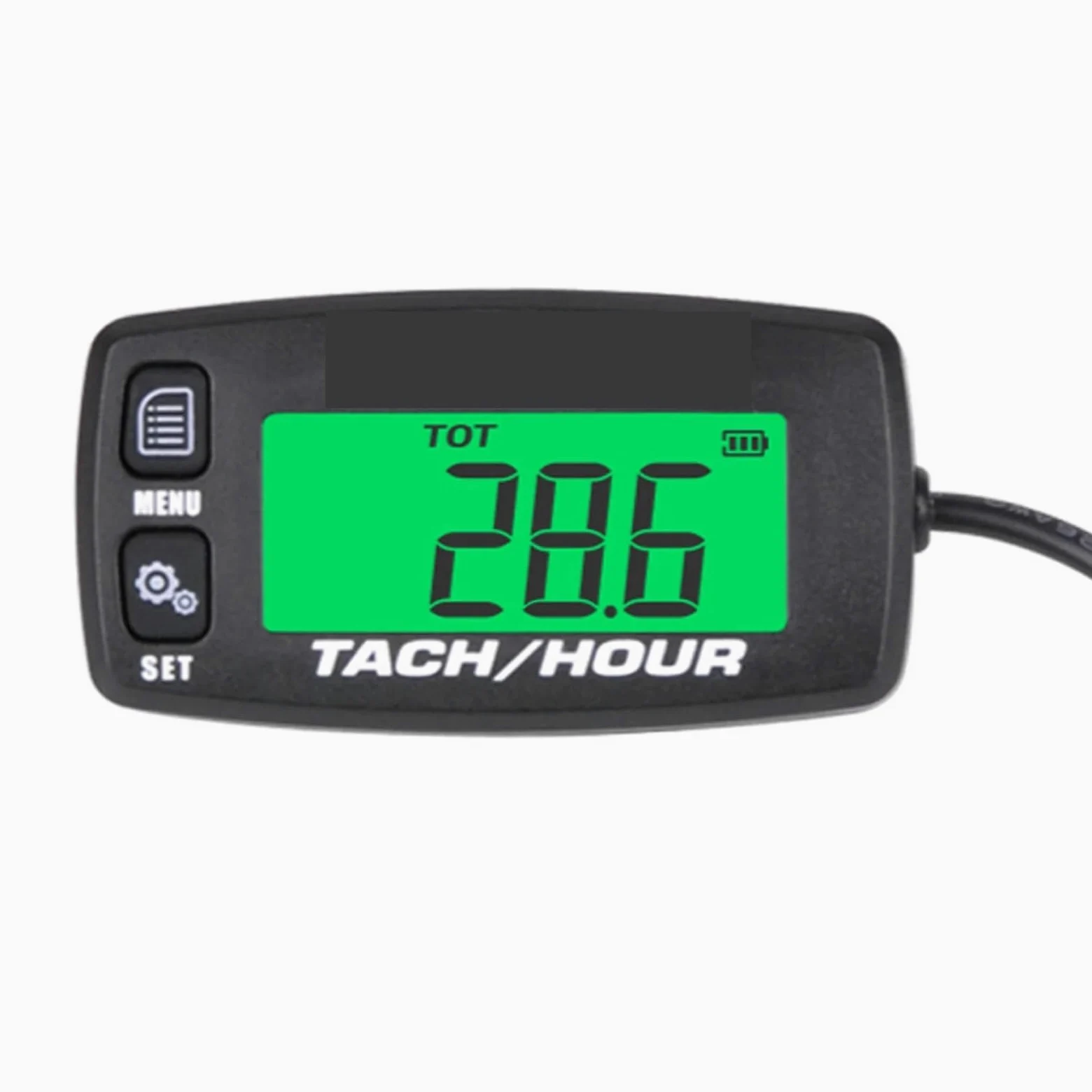 Tacómetro Digital, Medición De RPM, Tacómetro Motor Pequeño, Contador Horario Digital, Monitoreo Horas para Motocicleta, Motosierra, Avión Ultraligero,Pantalla LCD
